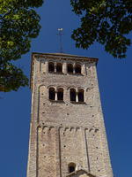 The tower of the church in Chapaize