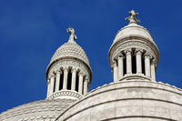 The top of the dome of Sacr-Coeur