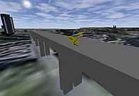 Pokus o přistání na Nuselském mostě